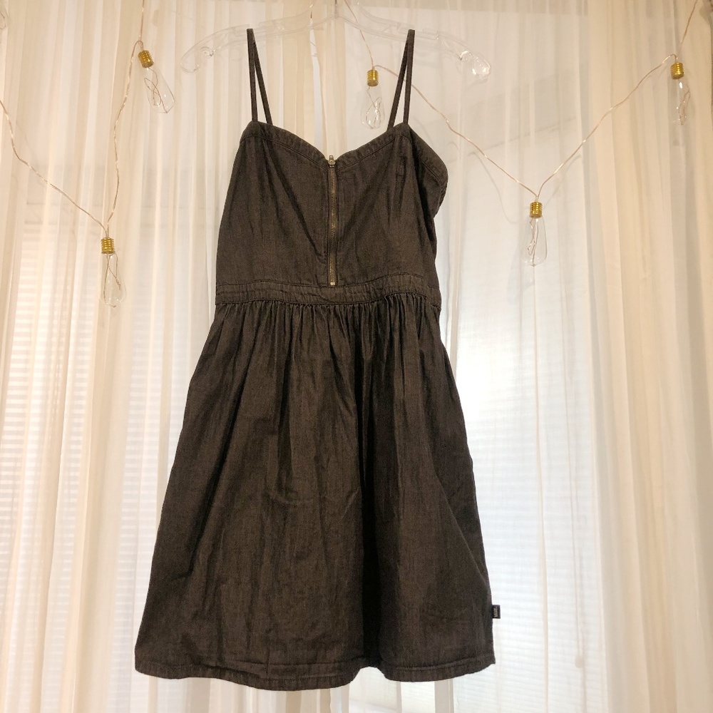 Vans Spaghetti Strap Zippered Front Dress